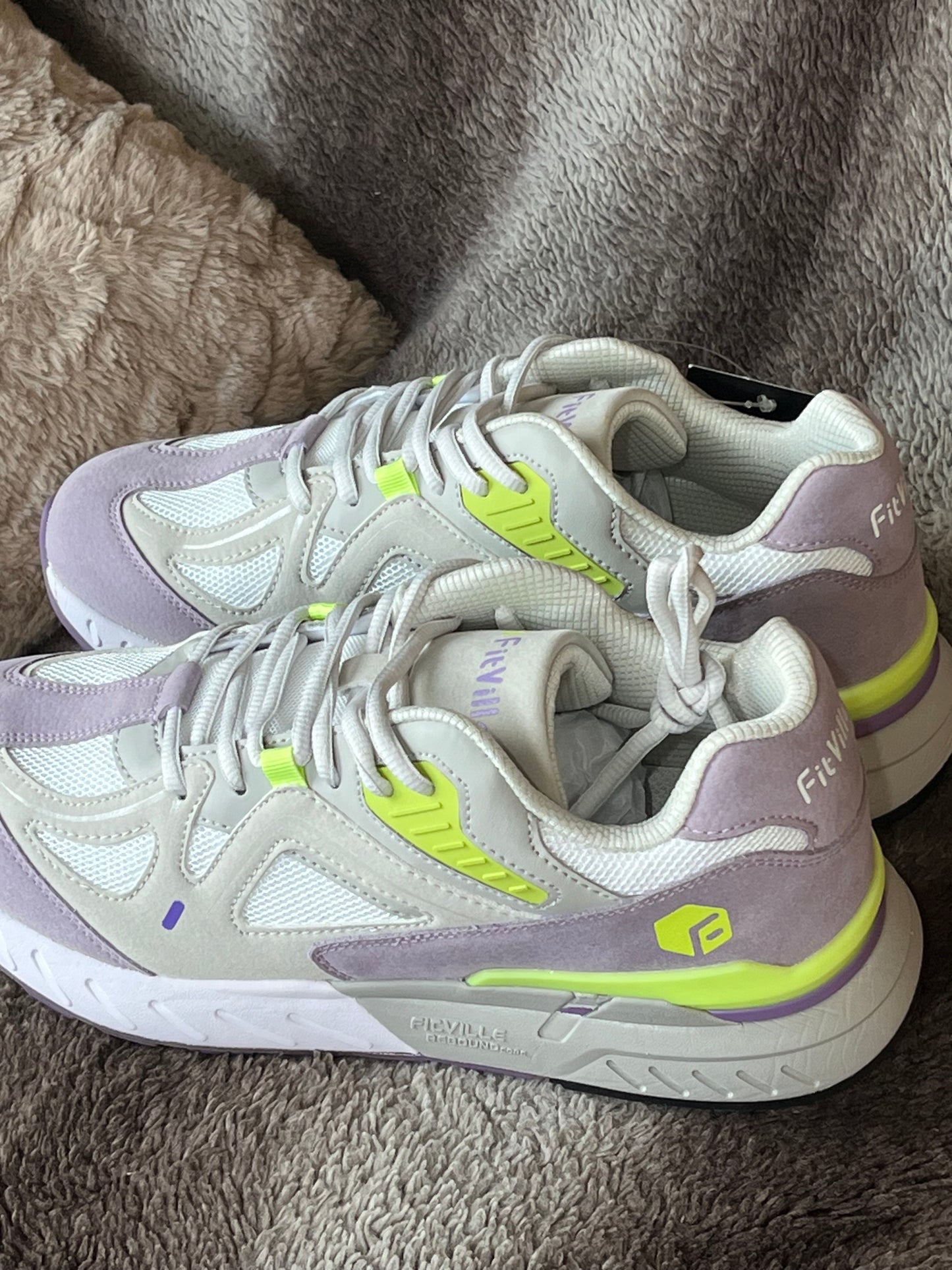 Womens Extra Wide Fit Trainers Ladies Walking Running Shoes Comfortable Sneakers for Flat Feet Plantar Fasciitis, UK 7.5