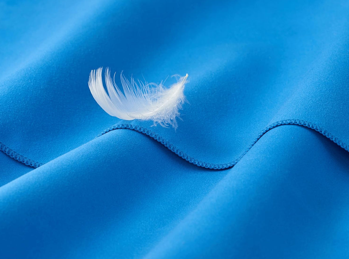 Microfibre towel - compact, ultra lightweight & quick dry towel - the perfect gym, travel & beach towel - swimming towel for sports, camping & hiking, x2 towels