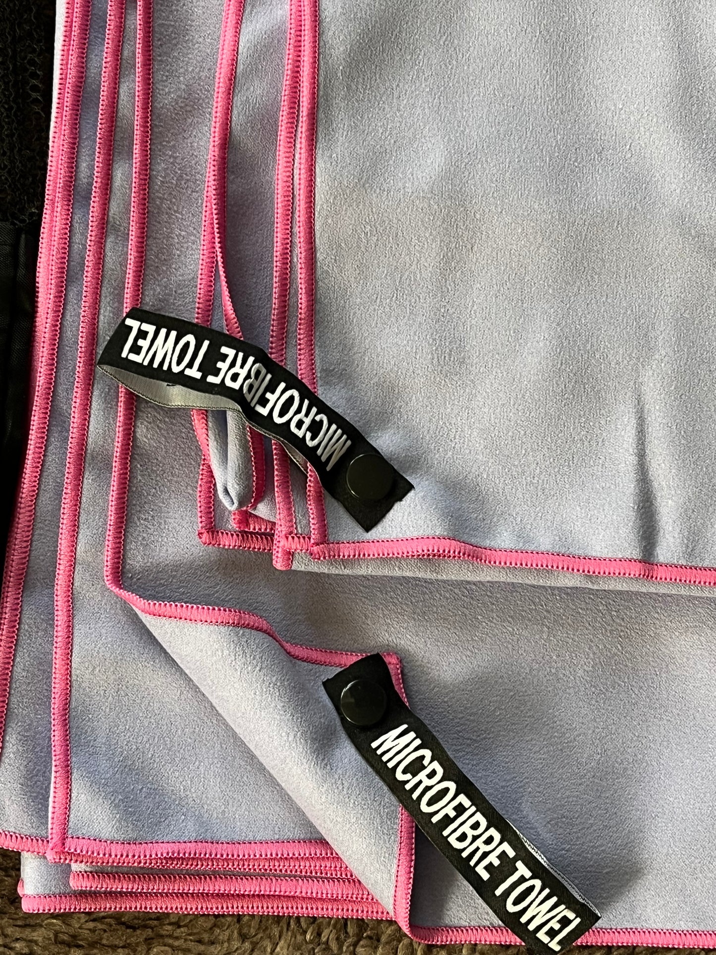 Microfibre towel - compact, ultra lightweight & quick dry towel - the perfect gym, travel & beach towel - swimming towel for sports, camping & hiking, x2 towels