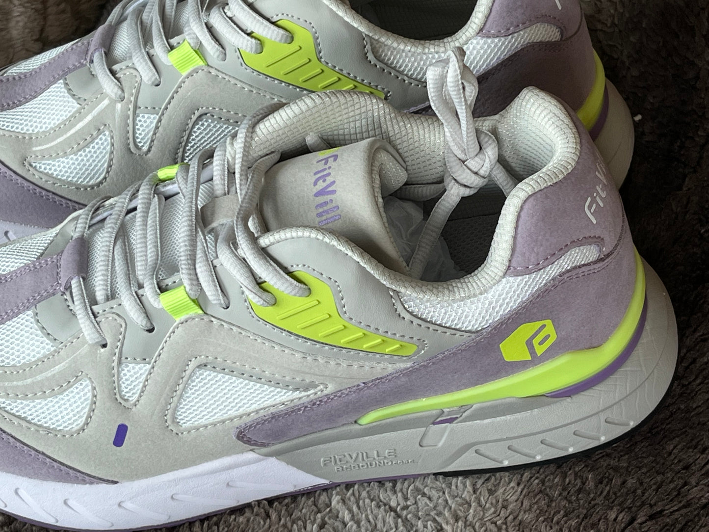 Womens Extra Wide Fit Trainers Ladies Walking Running Shoes Comfortable Sneakers for Flat Feet Plantar Fasciitis, UK 7.5