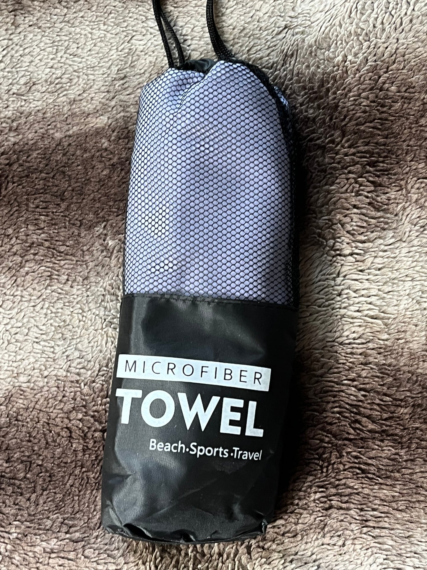 Microfibre towel - compact, ultra lightweight & quick dry towel - the perfect gym, travel & beach towel - swimming towel for sports, camping & hiking, x2 towels